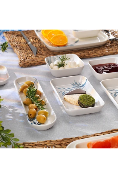 Schafer Luca Kahvaltı Takımı 32 Parça-Mavi - Resim 3