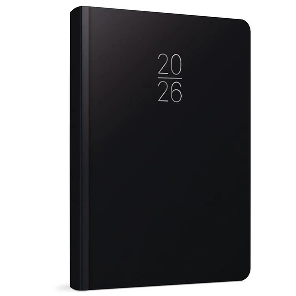 Gıpta 2026 Günlük Çizgili Ajanda 17x24 cm 107-ECK Siyah ürün görseli