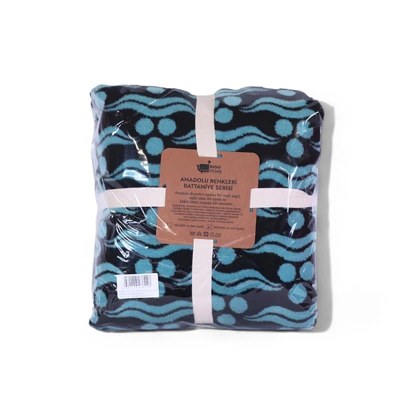 Bigghome Osmanlı  Çift Kişilik Battaniye 200 x 220 cm - Resim 10