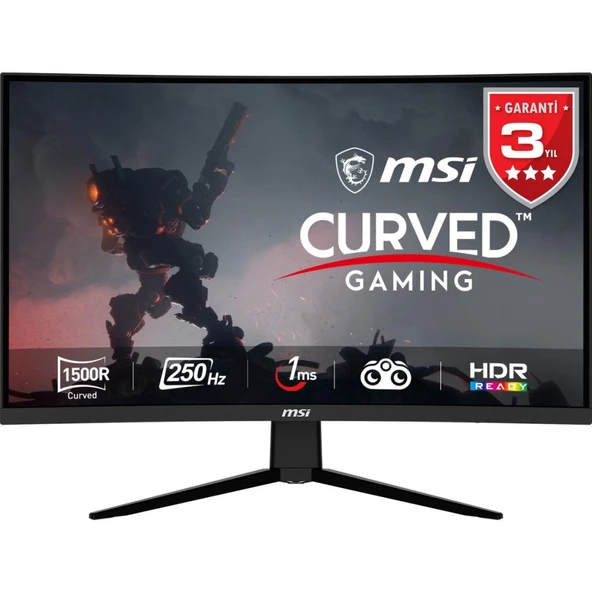 MSI G32C4X 31.5" 1 ms Full HD Curved 250 Hz Oyuncu Monitörü Teşhir ürün görseli