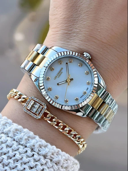 Lee Cooper Çelik Kordonlu 3 Atm Suya Dayanıklı 2 Yıl Garantili Kadın Kol Saati BC.08212.220 ürün görseli