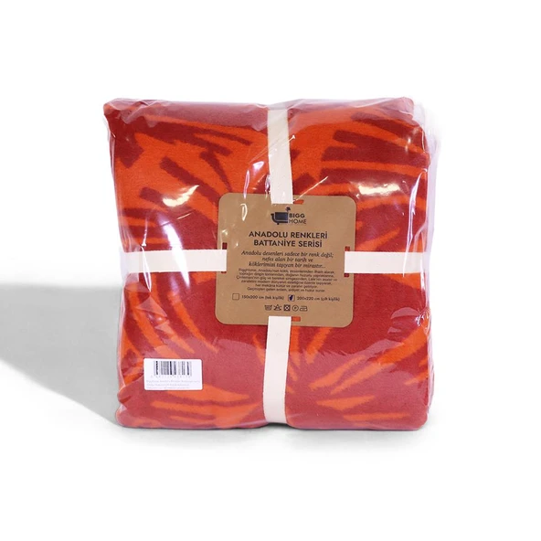 Bigghome Doğa Çift Kişilik Battaniye 200 x 220 cm - Resim 10