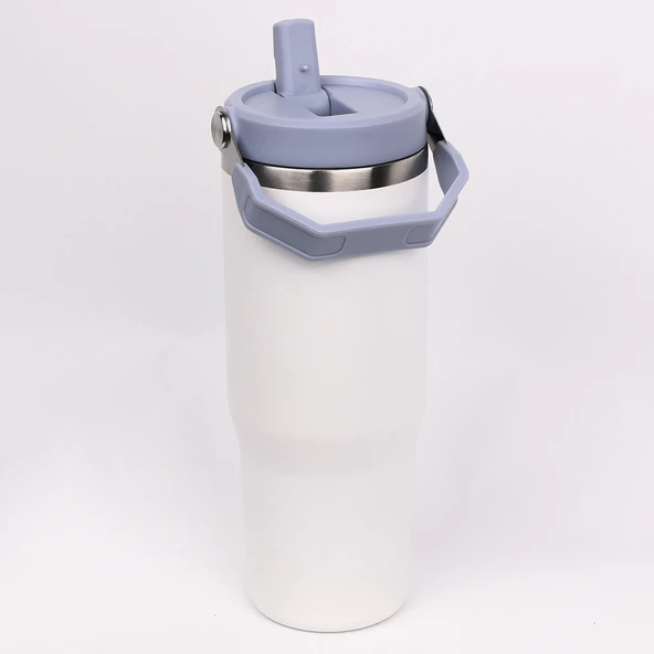 Igloo Powder Termos 900ml-MAVİ-BEYAZ - Resim 12