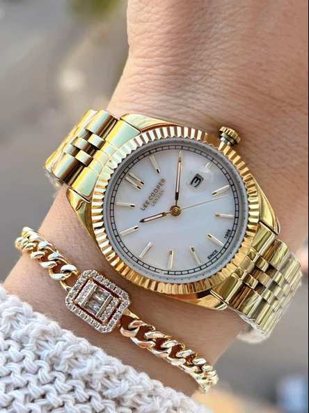 Lee Cooper Çelik Kordonlu 3 Atm Suya Dayanıklı 2 Yıl Garantili Kadın Kol Saati BC.08212.120 ürün görseli