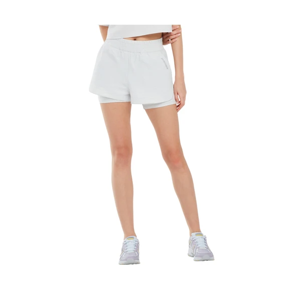 Performance Coll. W 4 Inch 2 In 1 Short Kadın Gri Şort S241144-035 - Resim 2