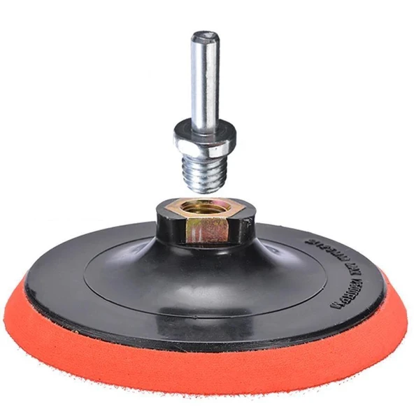 Sarı Renk (3'lü Set) Orta Sert Koyun Kuzu Postu Pedi Ø 125 mm Pasta Cila Polisaj Cırt Taban + M14 - Resim 4