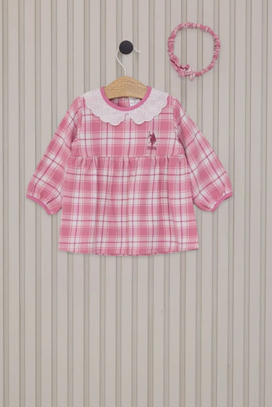 Kız Bebek Krem Elbise