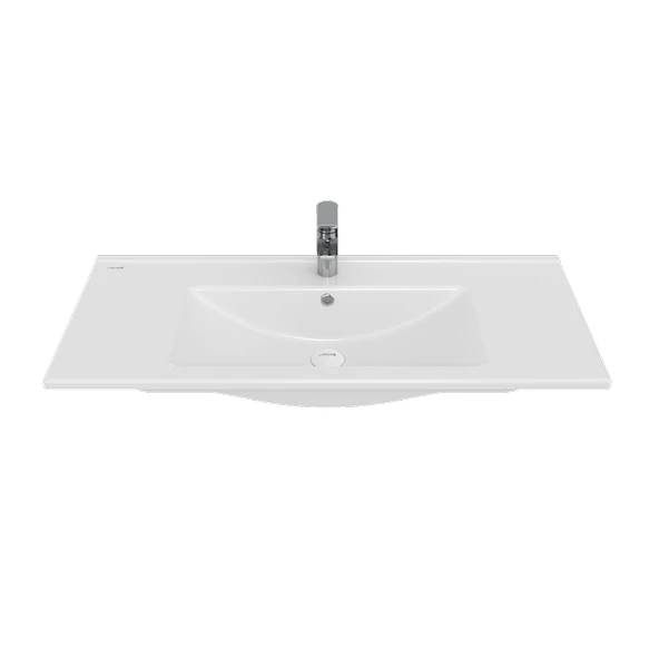 Creavit SU100 Su Etajerli Lavabo 100 cm Beyaz ürün görseli