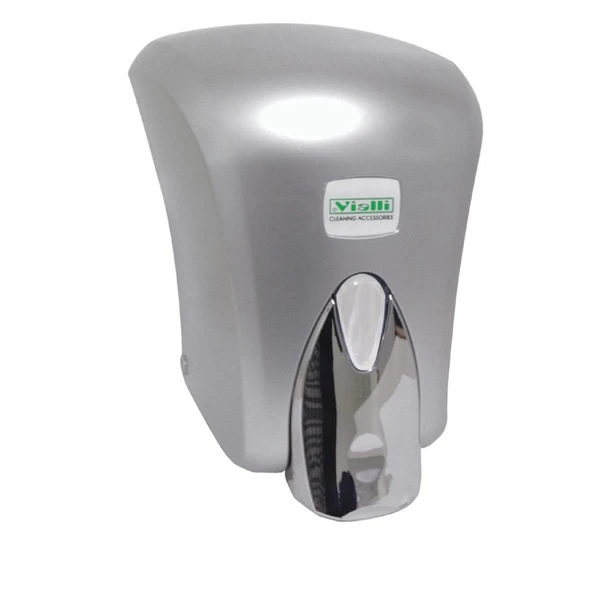 Omnipazar Vialli F6C Hazneli Köpük Sabun Dispenseri Gri - Krom 1000 ml ürün görseli