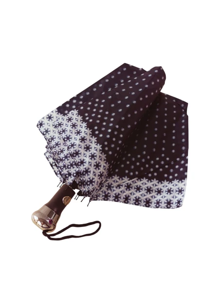 Otomatik Açılır 8 Telli 2 Katlamalı Kadın Şemsiyesi Rüzgara Dayanıklı Kırılmaz Portatif CV26L10 - 4