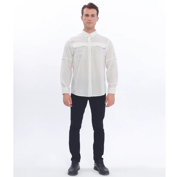 FreeCamp Novella Erkek Gömlek-BEYAZ - Resim 10