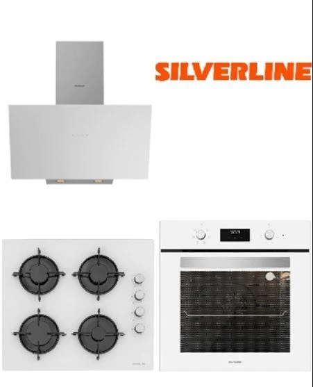 Silverline Ankastre Set (bo6502w02-cs5349w01-3481 Beyaz) ürün görseli