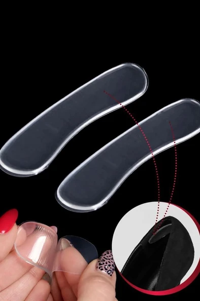 2li Ayakkabı Bot Ayak Vurma Önleyici Silikon Nasır Koruyucu Jel Bandı - Resim 8