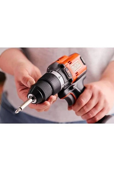 BLACK&DECKER 18V 2,0 AH KÖMÜRSÜZ DARBELİ MATKAP - Resim 4