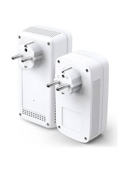 TP-Link TL-WPA8631P KIT  Powerline Adaptör  Priz Soketli AV1300 & AC1200 Mbps Hız  Dual Band Wi-Fi  Kolay Kurulum  3 Gigabit Port  MU-MIMO  Beamforming  Stabil Bağlantı Tak ve Çalıştır - Resim 2