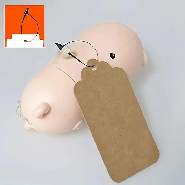 El Geçmeli SİYAH Kılçık 4"inç / 10,16cm (1pk-500 Adet) - Resim 3