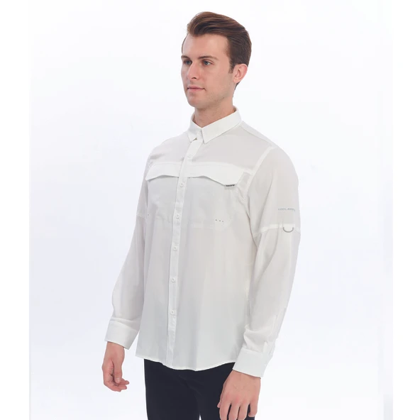 FreeCamp Novella Erkek Gömlek-BEYAZ - Resim 12