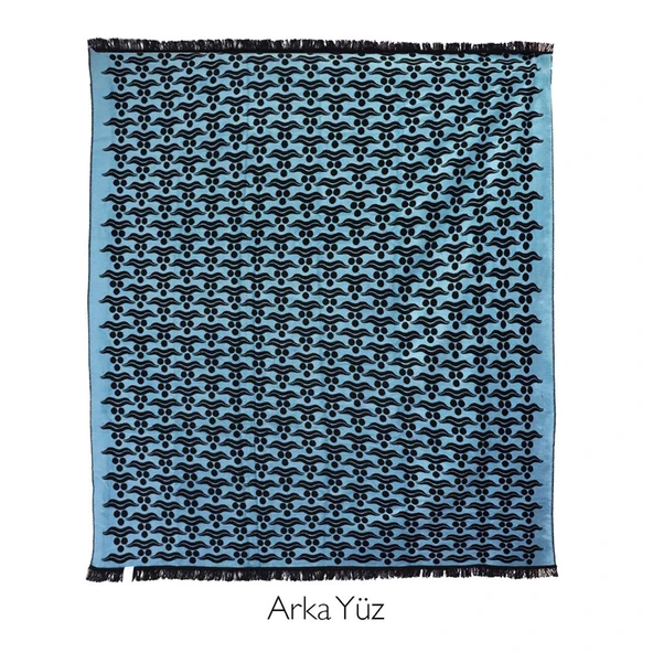 Bigghome Osmanlı  Çift Kişilik Battaniye 200 x 220 cm - Resim 4