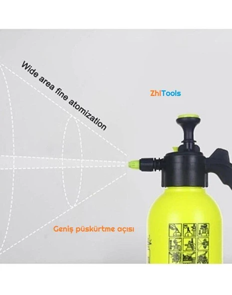Zhltools Basınçlı Araç Yıkama Pompası 2 Litre - Resim 6