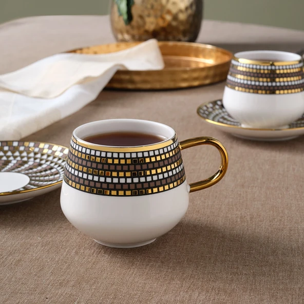 Karaca Belgin 2 Kişilik Çay Fincanı 220 Ml - Resim 5