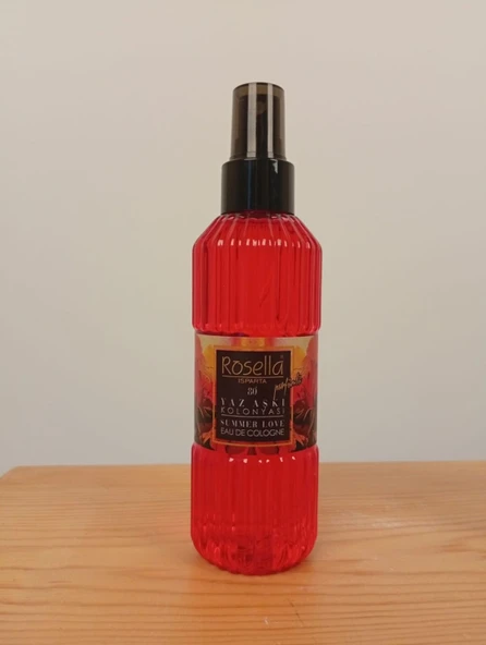 ROSELLA YAZ AŞKI KREM PARFÜMLÜ SPREY KOLONYA 200ML - Resim 3