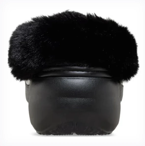 Crocs Classic Platform Fuzz Lined Clog Kadın Terlik 212854 - Resim 5