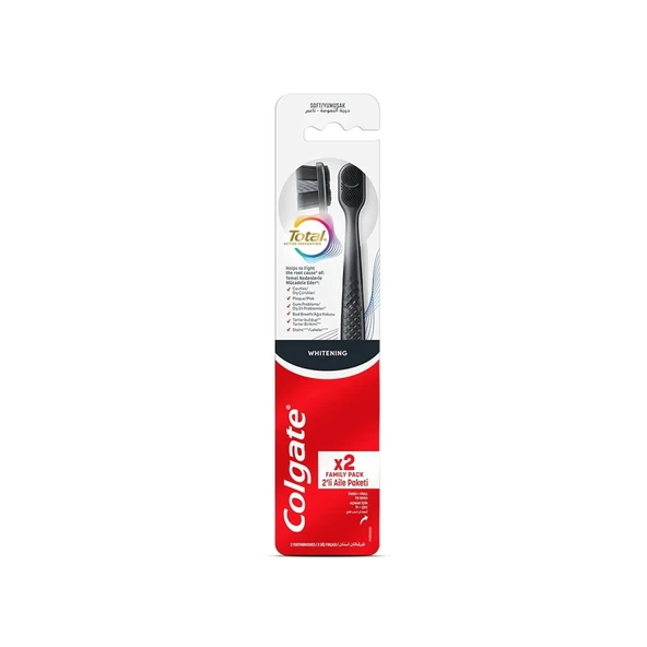 Colgate Total Foamıng Clean Black 1+1 Diş Fırcası