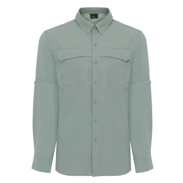 FreeCamp Novella Erkek Gömlek-YEŞİL - Resim 6