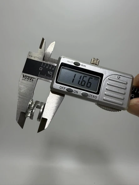 Minifix Gövde 15x12mm - Mobilya Dolap Birleştirme Bağlantı Vidası 10 Adet - Resim 3