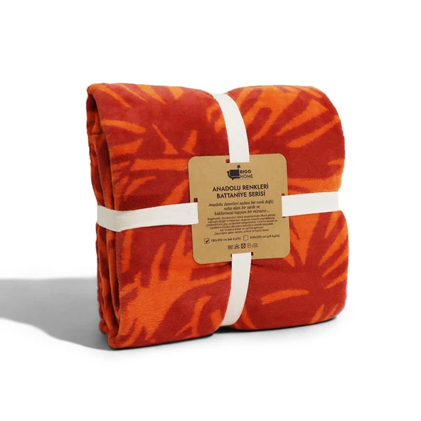Bigghome Doğa Tek Kişilik Battaniye 150 x 200 cm - Resim 2