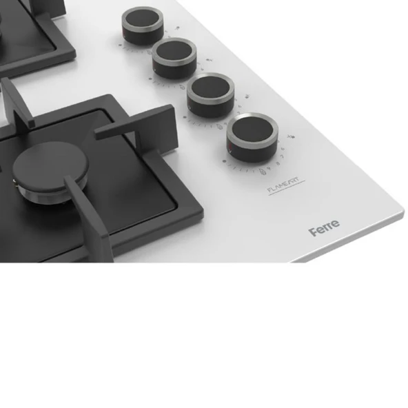 Ferre SilenArt  Yeni Seri Movio Beyaz  Ankastre Set  / WOK  ( D087 + SC406-WFA   + QBL62CB ) - Resim 6