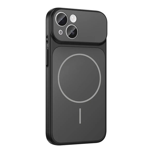 iPhone 14 Kılıf M-Safe Şarj Özellikli Kamera Korumalı Formen Kılıf - Resim 8