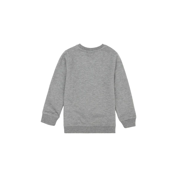 Çocuk Siyah Basic Bisiklet Yaka Sweatshirt 50269417 - Resim 10