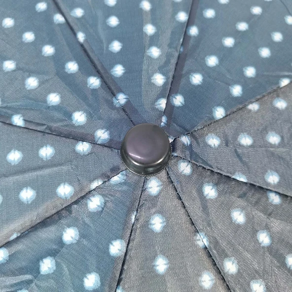 Otomatik Açılır 8 Telli 2 Katlamalı Kadın Şemsiyesi Rüzgara Dayanıklı Kırılmaz Portatif CV26L10 - 8