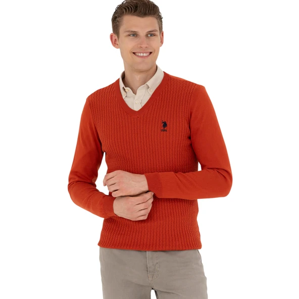 Erkek Kazak V Yaka Slim Fit 1629617 - 9