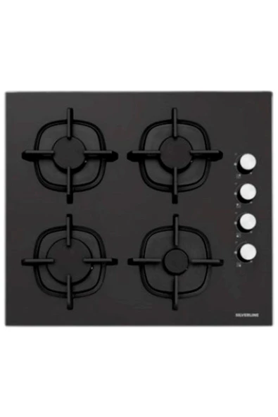 Silverline Siyah Cam Ankastre Set 5 Yıl Garanti (3420 Classy 60+cs5343b01+bo6504b01) - Resim 3