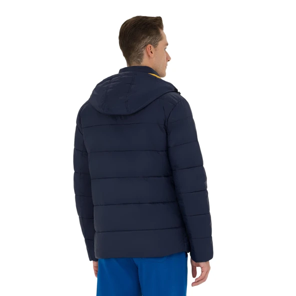 Erkek Lacivert Mont - Resim 6