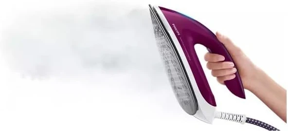 Philips GC6842/30 Buhar Kazanlı Ütü, 1.3 L Hacim, OptimalTemp Teknolojisi, Mor - 3