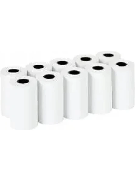 56x12m Termal Rulo Yazar Kasa Pos Kağıdı 12 Metre / 100 Adet (10 Paket) - 3
