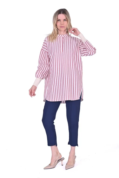 İnvee Pamuk tunik EKRU 6893 - Resim 3