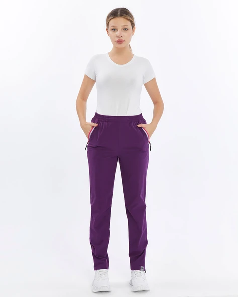 Mapamyumco Quick Dry Kadın Trekking Pantolon-MOR - Resim 3