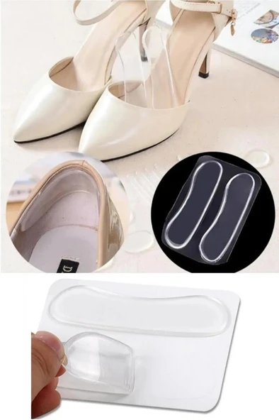 2li Ayakkabı Bot Ayak Vurma Önleyici Silikon Nasır Koruyucu Jel Bandı ürün görseli 1