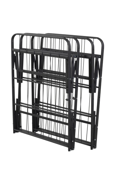 Katlanabilir Metal Karyola Çift Kişilik 135x190 cm Ebat - 3