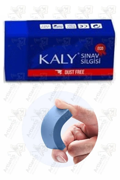 Sınav Silgisi Mavi Silgi Orta Boy 1 Adet Silka Kaly Yumuşak Sınav Silgisi Ufalanmayan Okul Büro - 3