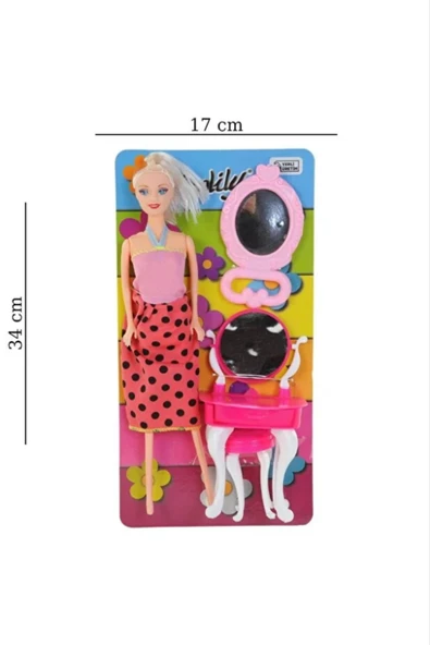 Karlar Ülkesi Fashion Style Makyaj Masalı Model Bebek 28CM ürün görseli 1