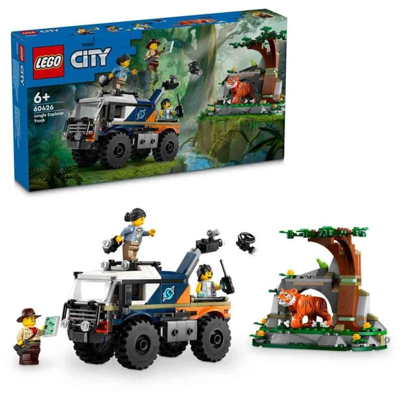 LEGO® City Orman Kaşifinin Arazi Kamyonu - 60426 - Resim 4