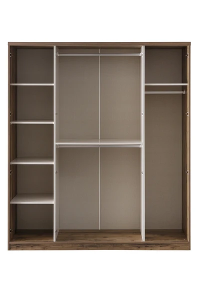 Gardırop, Megan 4 Kapaklı Dolap - Resim 3