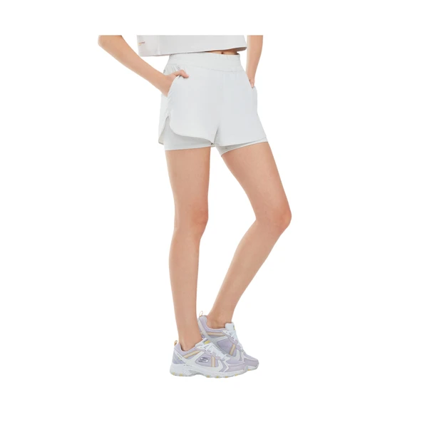 Performance Coll. W 4 Inch 2 In 1 Short Kadın Gri Şort S241144-035 - Resim 4