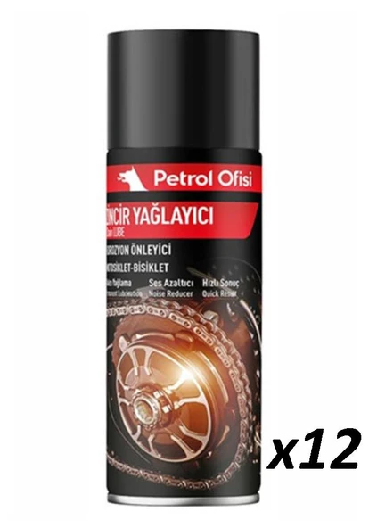 PO Motosiklet Zincir Yağlayıcı 12 Adet ürün görseli