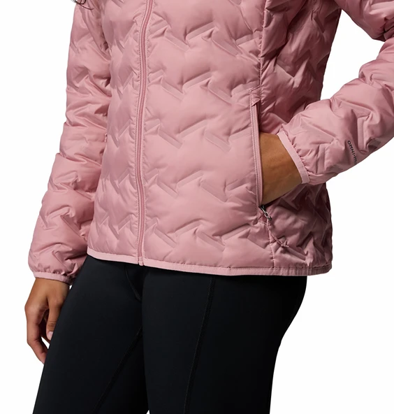 Columbia Delta Ridge™ II Down Hooded Jacket Kırmızı Kadın Outdoor Mont WK2769 - Resim 7